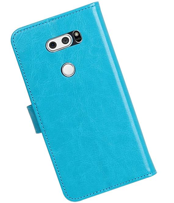 LG V30 Wallet case booktype wallet case Turquoise