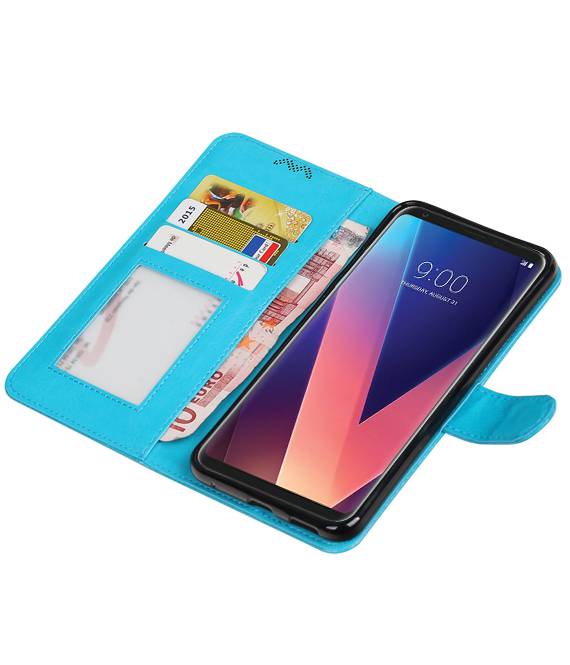 LG V30 Wallet case booktype wallet case Turquoise