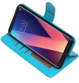 LG V30 Wallet case booktype wallet case Turquoise