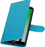 Huawei Maté 10 Lite Etui portefeuille booktype Turquoise