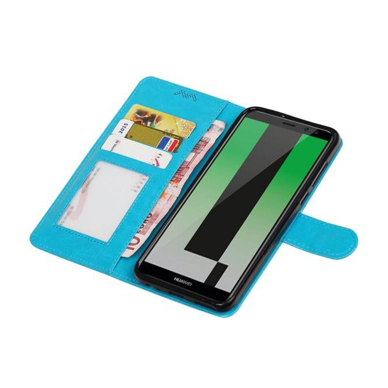 Huawei Mate 10 Lite Wallet tilfælde booktype Turkis