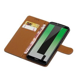 Huawei Mate 10 Pro Portemonnee hoesje booktype wallet Zwart