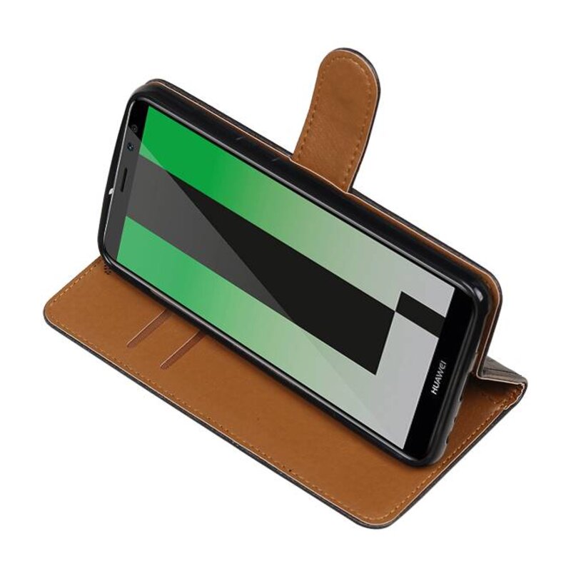 Huawei mate 10 Pro Monedero caso Booktype Negro cartera