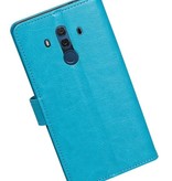 Huawei Mate 10 Pro Portemonnee hoesje booktype Turquoise