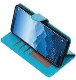 Huawei Maté 10 Pro Etui portefeuille booktype Turquoise