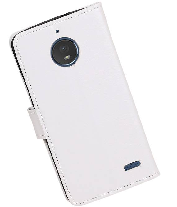 Moto E4 Wallet case booktype wallet case White