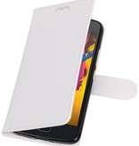 Moto G5s Wallet Fall Buchtyp Mappenkasten Weiß