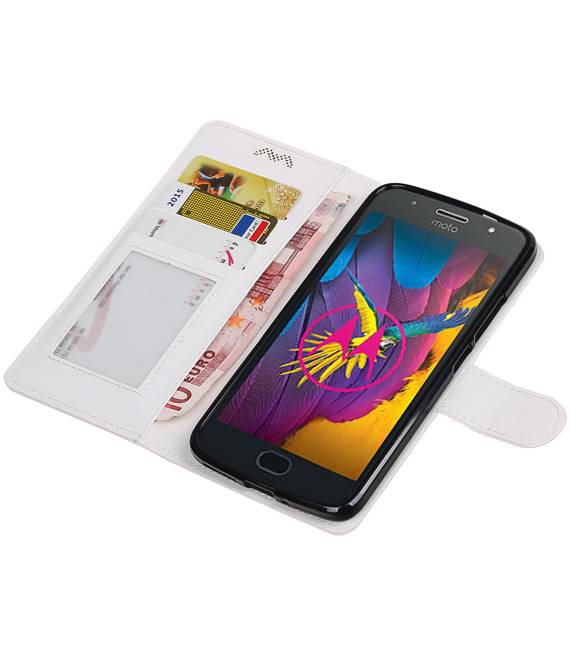 Moto G5s Wallet case booktype wallet case White