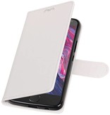Moto X caso 4 Portafoglio tipo caso libro portafoglio Bianco
