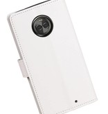 Moto X4 Wallet case booktype wallet case White