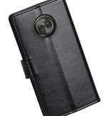 Moto X 4 Monedero caso Booktype carpeta de la caja Negro