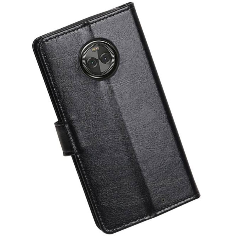 Moto X 4 Wallet Fall Booktype Black wallet Fall