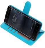 Nokia 5 Wallet case booktype wallet case Turquoise