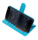Nokia 5 Monedero caso Booktype caja de la carpeta de la turquesa