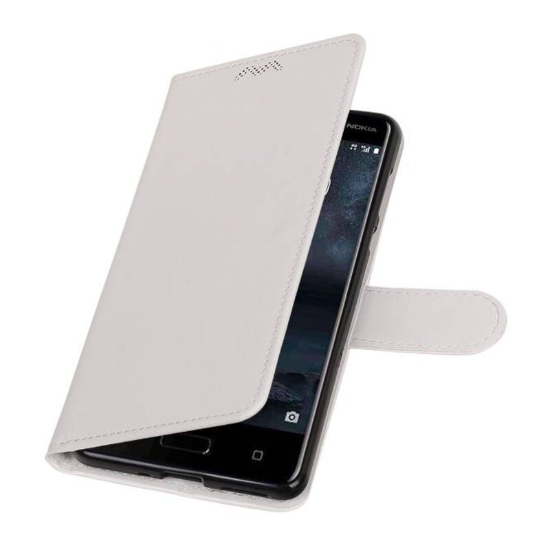 Nokia 5 Wallet case booktype wallet case White