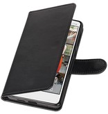 Nokia 7 Monedero caso Booktype carpeta de la caja Negro