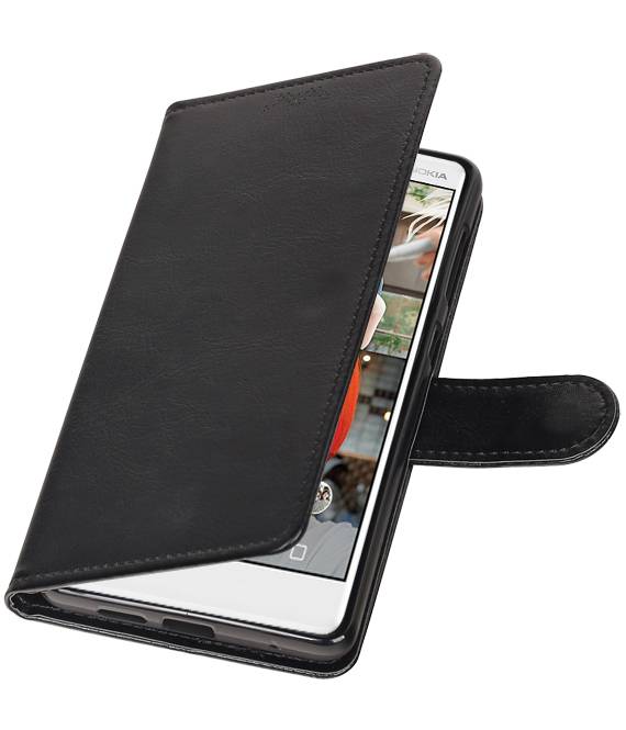 Nokia 7 Etui Portefeuille booktype portefeuille noir cas