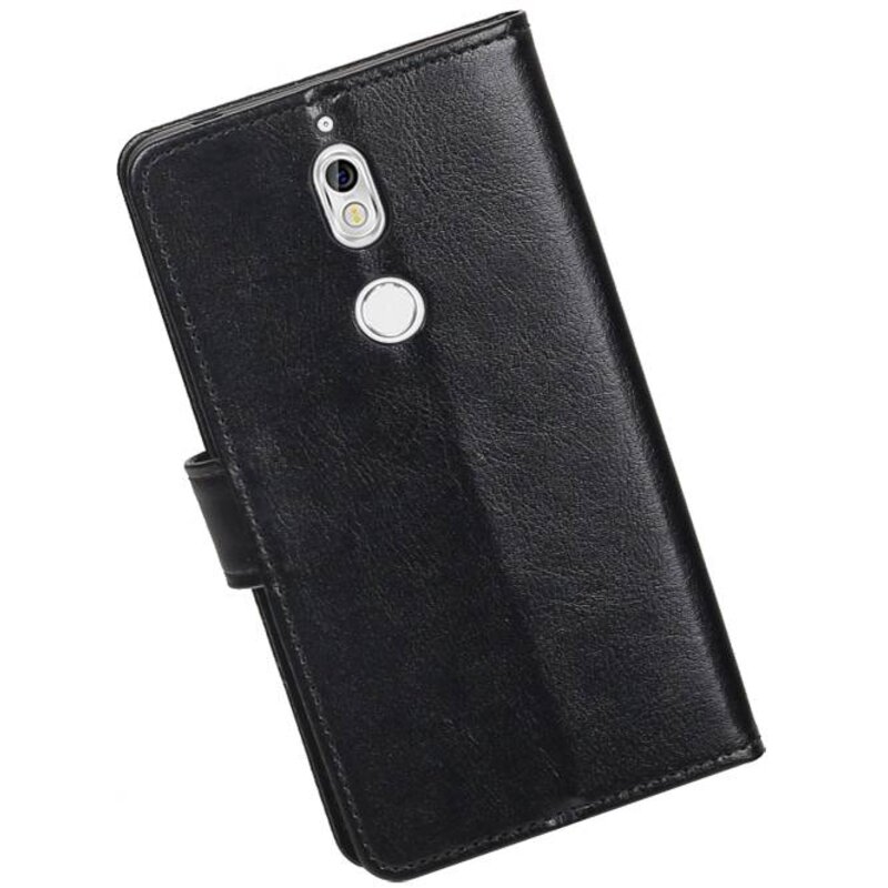 Nokia 7 Wallet Fall Booktype Black wallet Fall