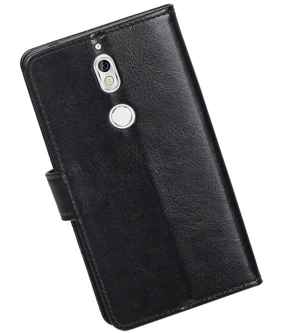 Nokia 7 Wallet case booktype wallet case Black