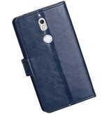 Nokia 7 Wallet Type de livre de cas portefeuille cas Dark Blue