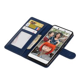 Nokia 7 Portemonnee hoesje booktype wallet case Donker Blauw