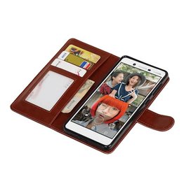 Nokia 7 Wallet case booktype wallet case Brown