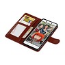 Nokia 7 Portemonnee hoesje booktype wallet case Bruin