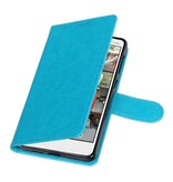 Nokia 7 Wallet Type de livre de cas portefeuille cas Turquoise