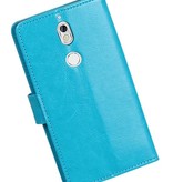 Nokia 7 Wallet case booktype wallet case Turquoise