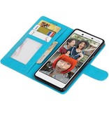 Nokia 7 Portemonnee hoesje booktype wallet case Turquoise