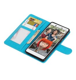 Nokia 7 Portemonnee hoesje booktype wallet case Turquoise