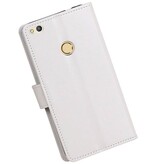 Huawei P8 Lite 2017 cassa del raccoglitore booktype Bianco