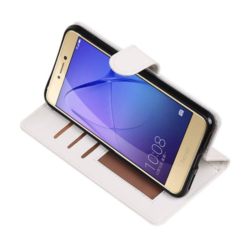Huawei P8 Lite 2017 Portemonnee hoesje booktype Wit