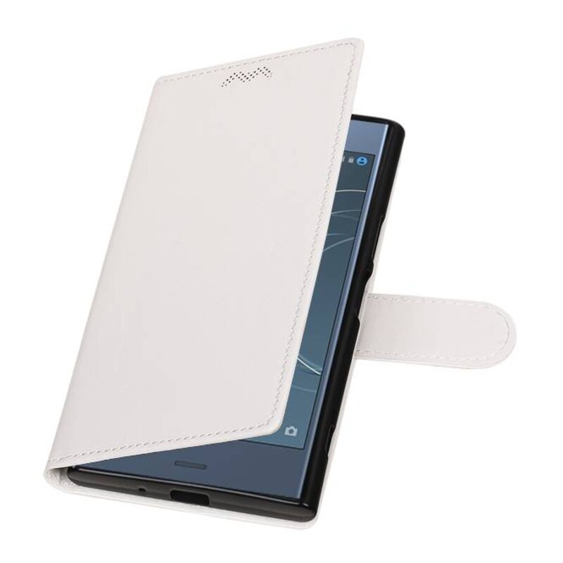 Xperia XZ1 Wallet Fall Booktype Wallet Weiß