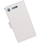 Xperia XZ1 Wallet Fall Booktype Wallet Weiß