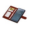 Xperia XZ1 Wallet Fall Booktype Wallet Brown