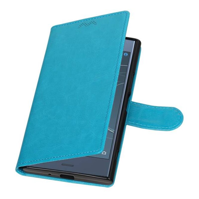 Xperia XZ1 Mappen-Kasten-Mappen-Türkis Booktype