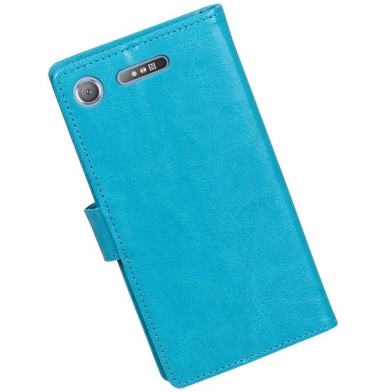 Xperia XZ1 Mappen-Kasten-Mappen-Türkis Booktype