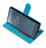 Xperia XZ1 Mappen-Kasten-Mappen-Türkis Booktype
