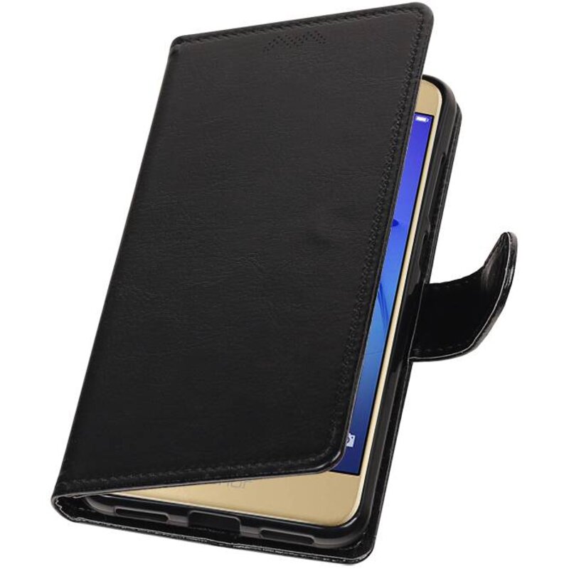 Huawei P8 Lite 2017 Portemonnee hoesje booktype Zwart