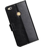 Huawei P8 Lite 2017 Wallet Fall Booktype Schwarz