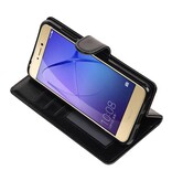 Huawei P8 Lite 2017 cassa del raccoglitore booktype nero