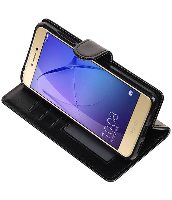 Huawei P8 Lite 2017 Wallet case booktype Black