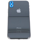 MF Glass Kameracover til iPhone X Blå