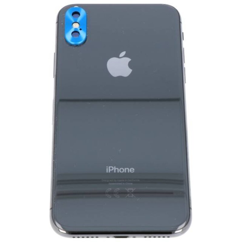 MF Glass Funda para cámara para iPhone X Azul