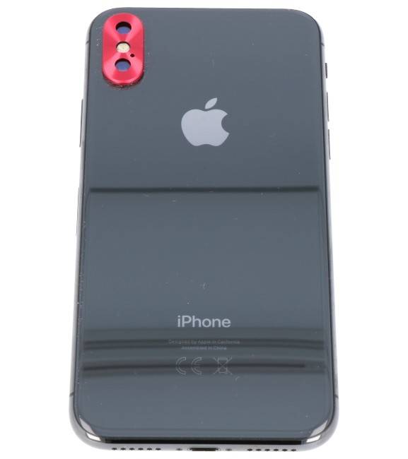 cubierta de la cámara para el iPhone Rojo X