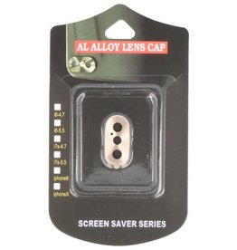 MF Glass Cover per fotocamera per iPhone X Gold