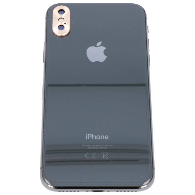 MF Glass Coque de protection pour appareil photo iPhone X Or