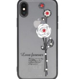 Amor por siempre para el iPhone blanco X