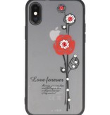 Love forever cases for iPhone X red